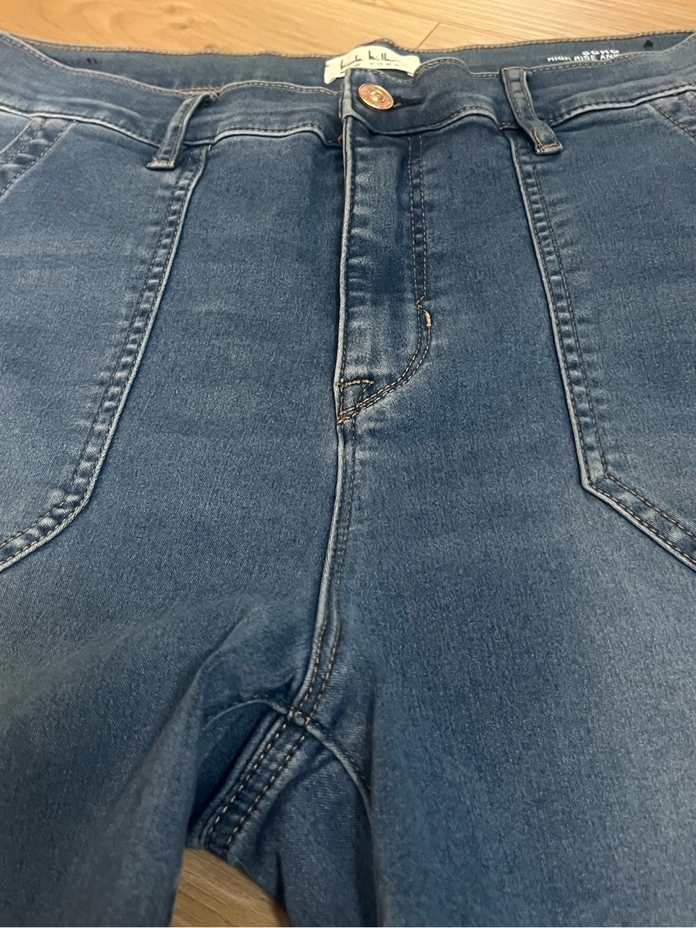 Nicole Miller SoHo High Rise Ankle Slim Jeans Sz 16